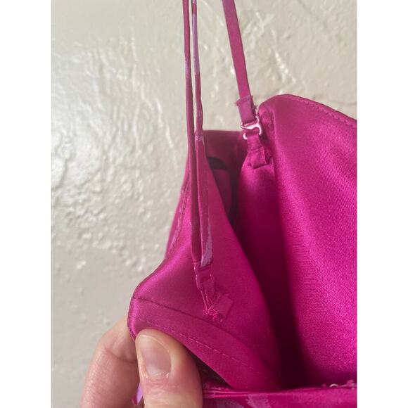 VTG Betsey Johnson Y2K 80s Bubble Hem Floral Dress Prom Event Party Feminine 8 - Picture 9 of 13